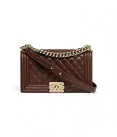 Chanel Сумка Boy Brown - фото 1