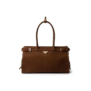 Prada Сумка большая Bonnie Cocoa Brown - фото 1
