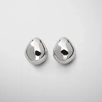 Phoebe Philo Серьги-пусеты Pebble Silver - фото 1