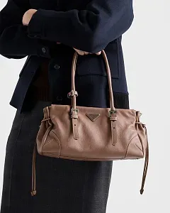 Prada Сумка-тоут Bonnie Chestnut Brown - фото 2