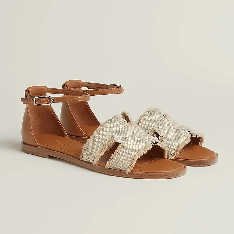 Сандалии Santorini Hermes Beige / Naturel - фото 1