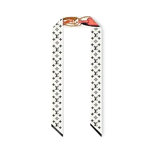 Louis Vuitton Шелковая лента Flower And Straps BB White - фото 3