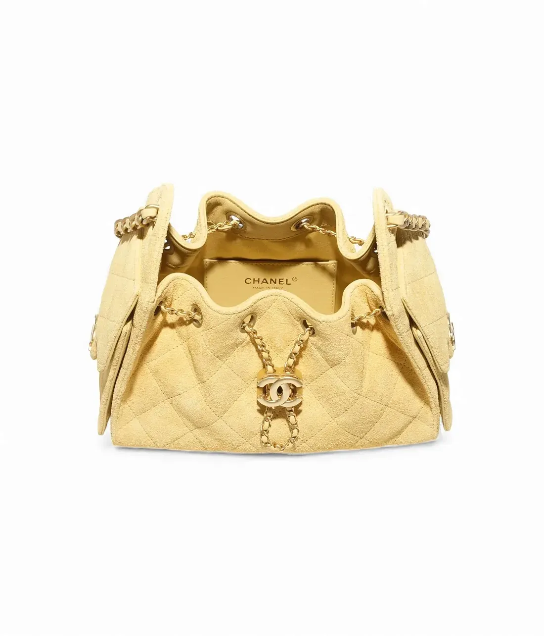 Chanel Мини-сумка Yellow - фото 4
