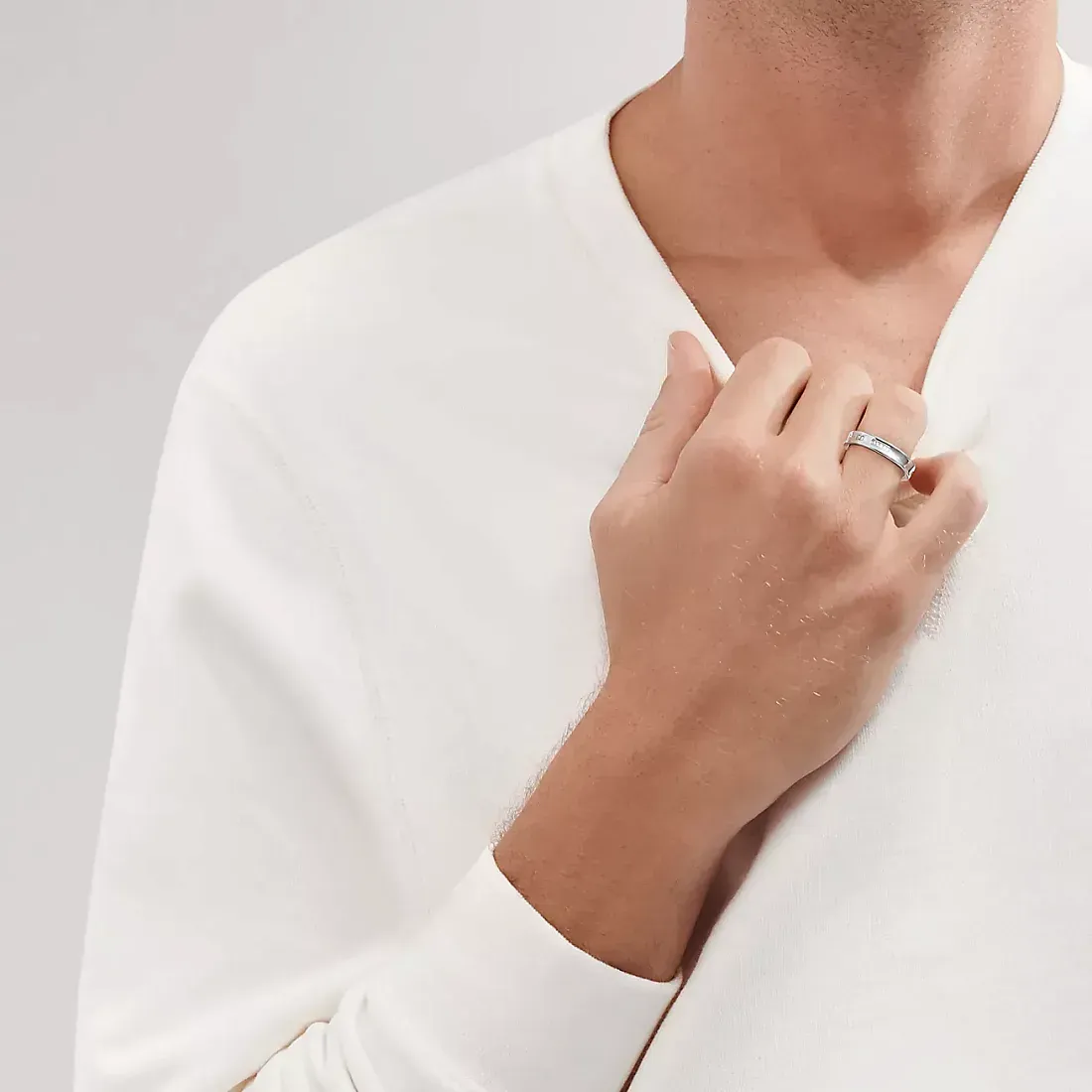 Tiffany & Co. Кольцо 1837 Narrow Ring in Silver - фото 3
