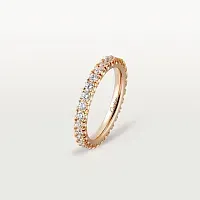 Cartier Обручальное кольцо с бриллиантовым паве Etincelle de 2,6 мм Rose Gold - фото 1