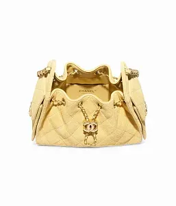 Chanel Мини-сумка Yellow - фото 4