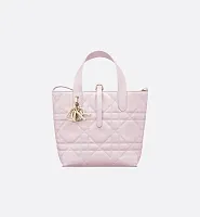 Dior Вертикальная сумка-тоут Toujours маленького формата Pale Pink - фото 1