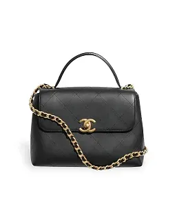 Chanel Большая сумка с клапаном и верхней ручкой - фото 1