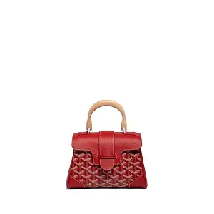 Goyard Мини-сумка Saigon Souple Red - фото 1