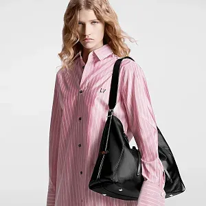 Louis Vuitton Сумка Carry All Dark MM Black - фото 2