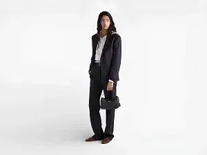 Prada Мини-сумка Clay Gray - фото 4