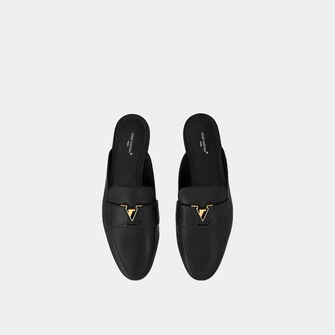 Louis Vuitton Лоферы-мюли LV Capri Black - фото 3