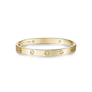 Cartier Браслет Love single-screw closure, classic model, 4 diamonds Men - фото 1