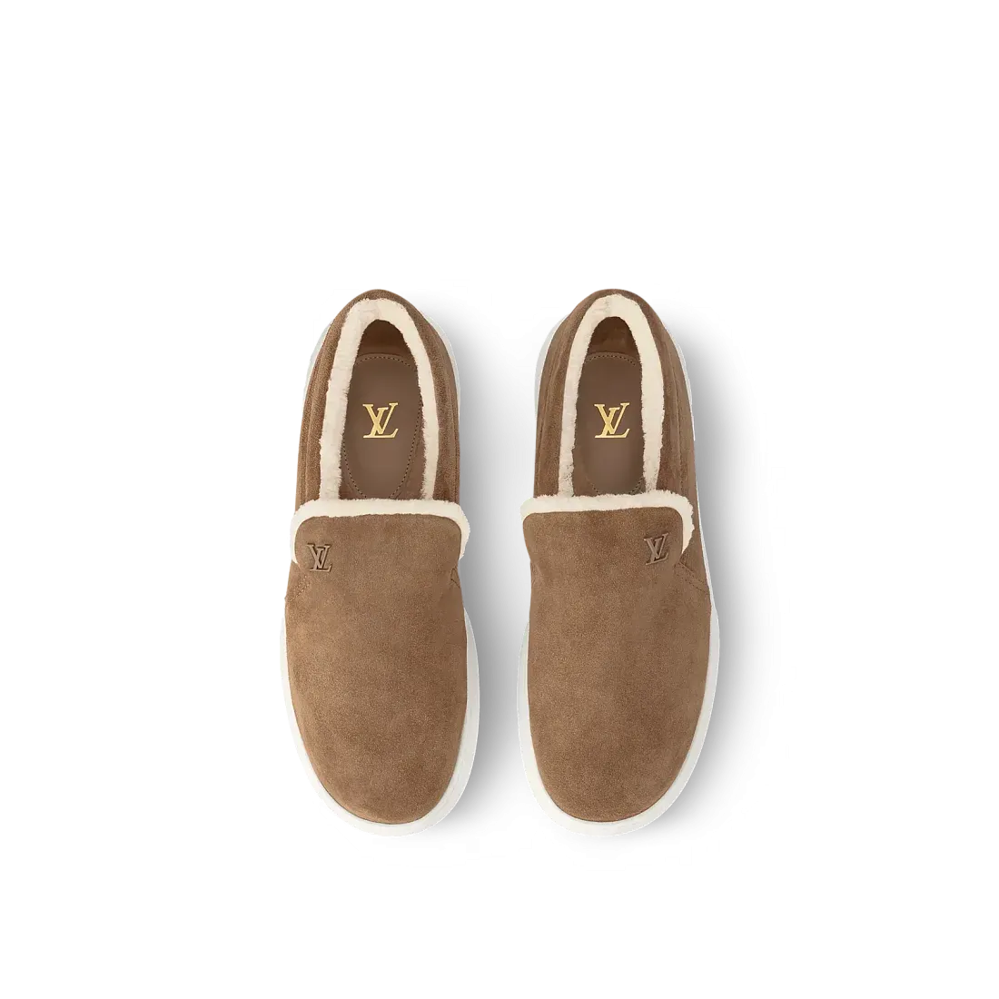 Louis Vuitton Лоферы LV Pacific Shearling Beige - фото 2