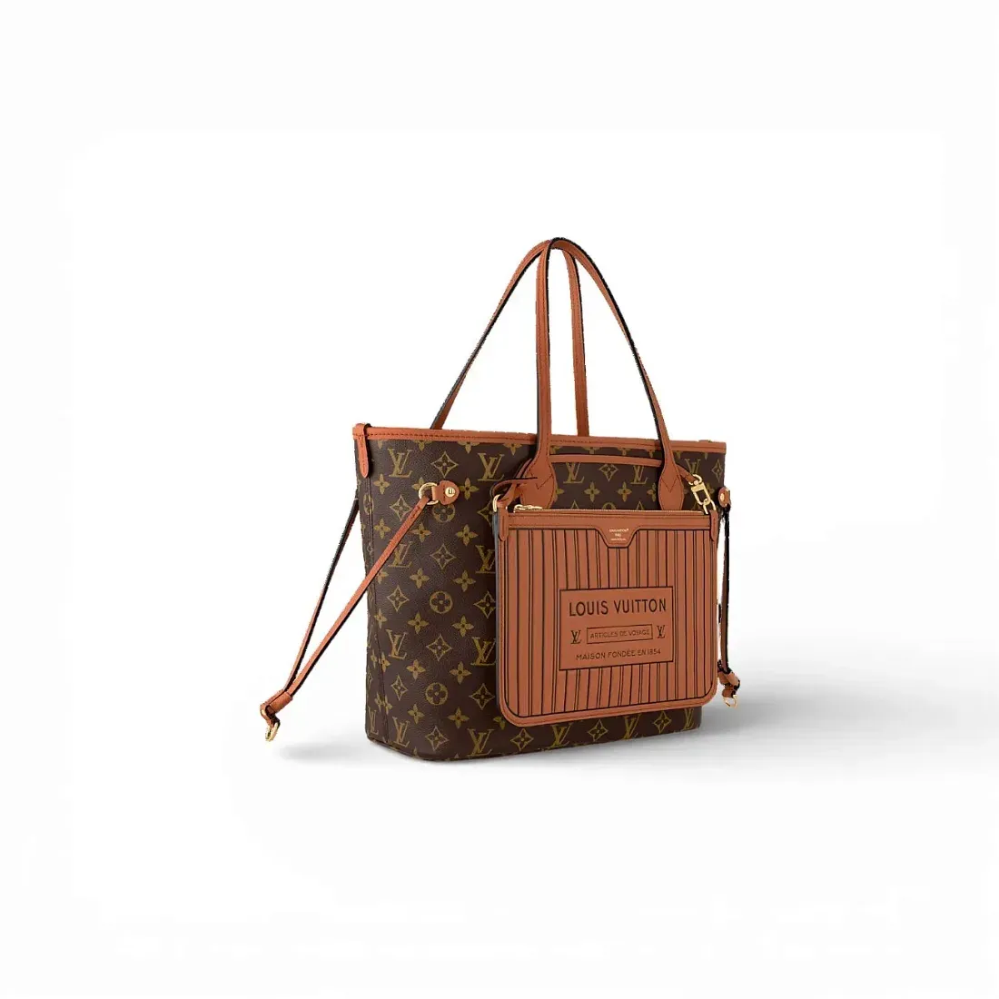 Louis Vuitton Сумка Neverfull Inside Out Orange - фото 4