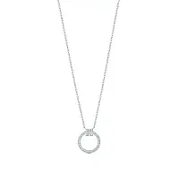 Tiffany & Co. Подвеска T Diamond Pendant a Baguette Diamond White Gold - фото 1