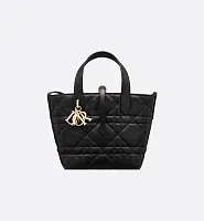 Dior Вертикальная сумка-тоут Toujours маленького формата Black - фото 1