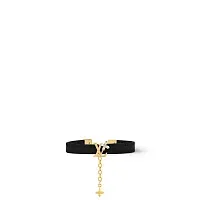 Louis Vuitton Браслет Iconic Flower Black - фото 1