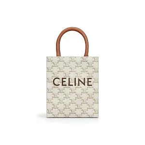 Celine Сумка Mini Vertical Cabas White - фото 1