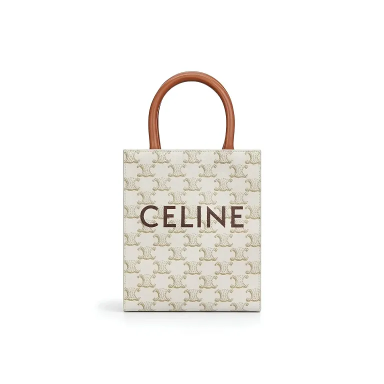 Сумка Mini Vertical Cabas Celine White - фото 1