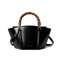 Gucci Маленькая сумка с бамбуковой ручкой Black - фото 1