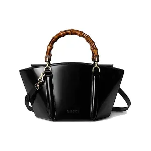 Gucci Маленькая сумка с бамбуковой ручкой Black - фото 1