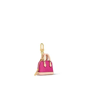 Louis Vuitton Аксессуар для сумки и брелок для ключей Micro Alma Vernis Rose - фото 2