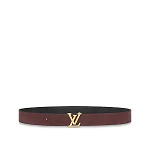 Louis Vuitton Двухсторонний ремень Heritage 35 мм Black Bordeaux - фото 4
