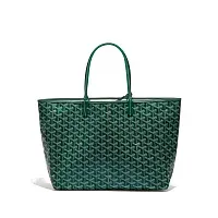 Goyard Сумка-тоут Saint Louis PM Green - фото 1