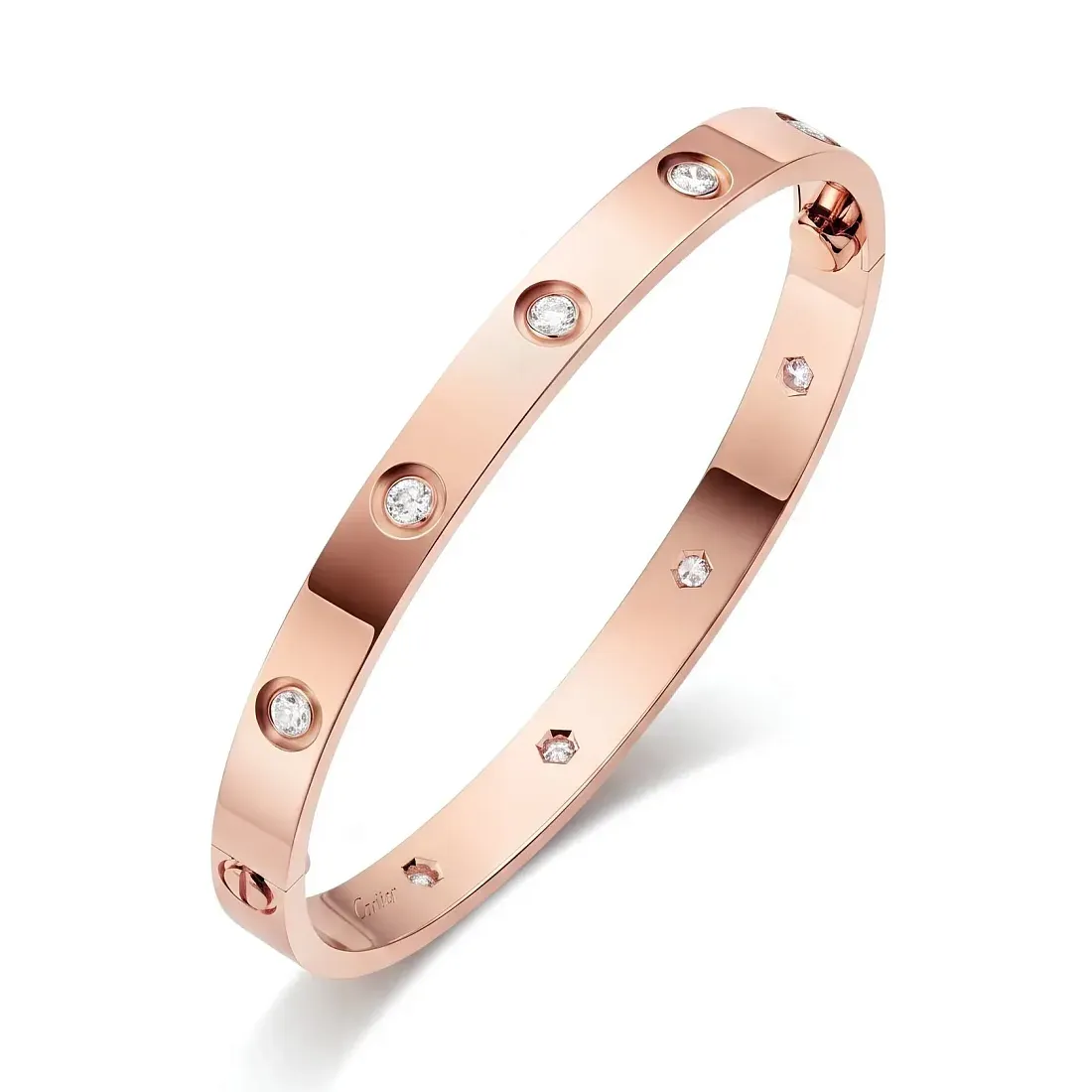 Cartier Браслет Love classic model, 10 diamonds Men - фото 4