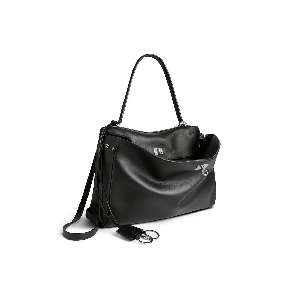 Balenciaga Cумка Rodeo среднего формата Black - фото 3
