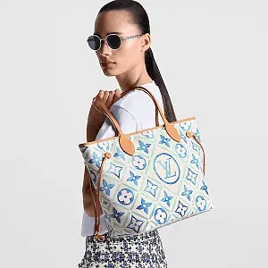 Louis Vuitton Сумка Neverfull MM Lagoon - фото 2