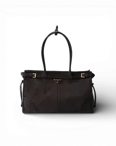 Prada Сумка Bonnie large suede - фото 1