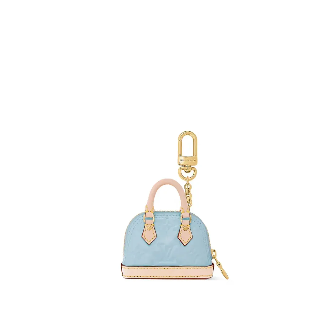 Louis Vuitton Аксессуар для сумки и брелок для ключей Micro Alma Vernis Blue - фото 3
