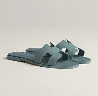 Hermès Сандалии Oran Antarctic Gray - фото 1