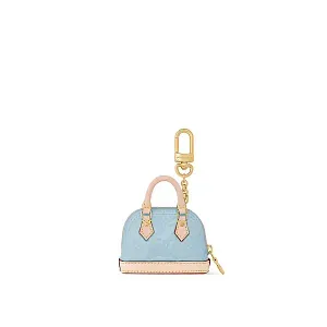 Louis Vuitton Аксессуар для сумки и брелок для ключей Micro Alma Vernis Blue - фото 3
