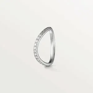 Cartier Обручальное кольцо с бриллиантовым паве Trinity Ruban 2мм - фото 2