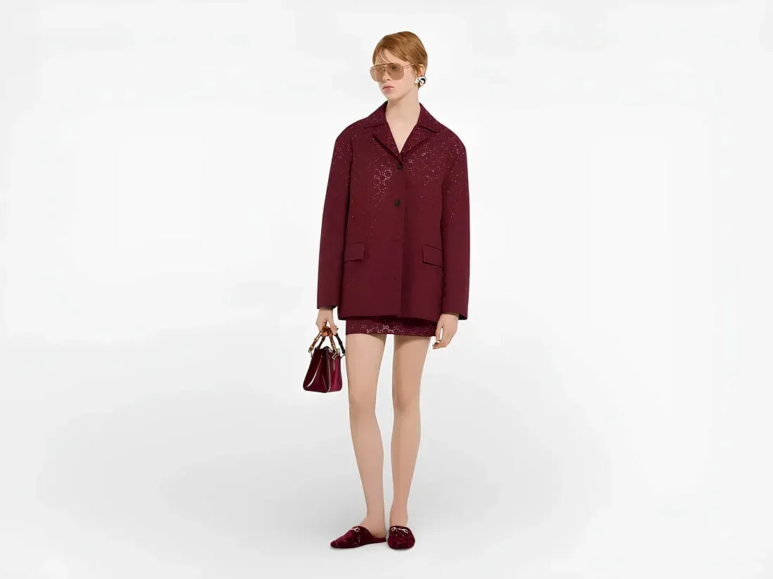 Gucci Курта Rosso Ancora - фото 2