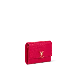 Louis Vuitton Компактный кошелек Capucines Scarlet - фото 2