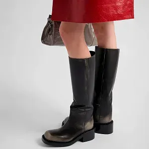 Prada Кожаные сапоги - фото 2