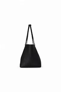 The Row Сумка Park Tote Three Black из кожи Black - фото 4