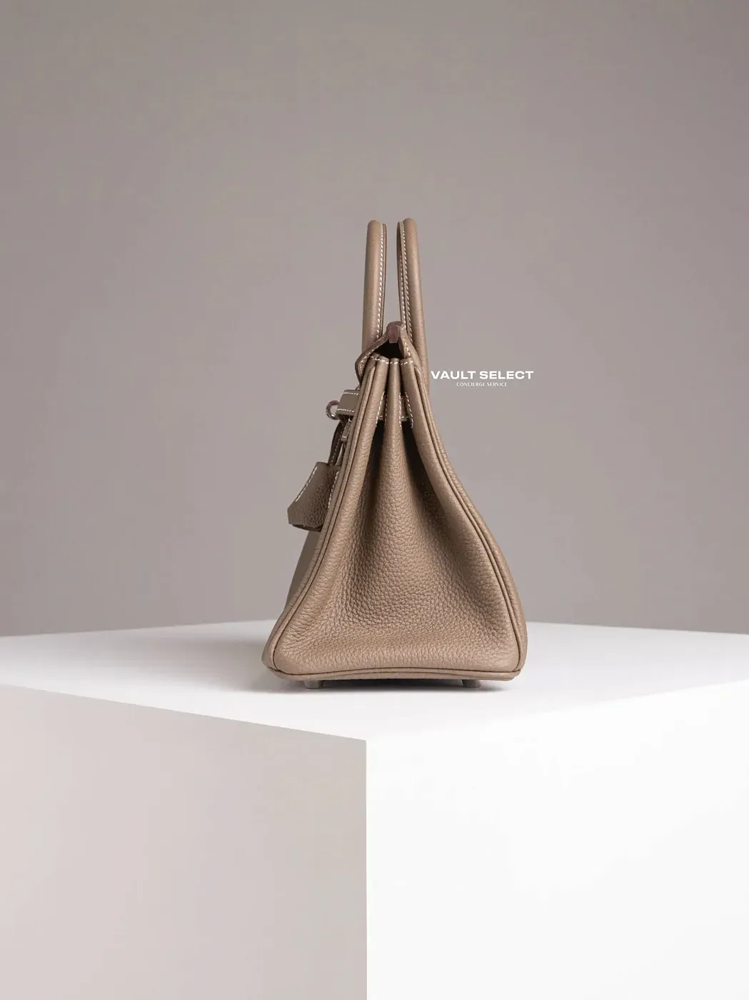 Hermès Сумка Birkin 25 Etoupe Togo Palladium Hardware - фото 9