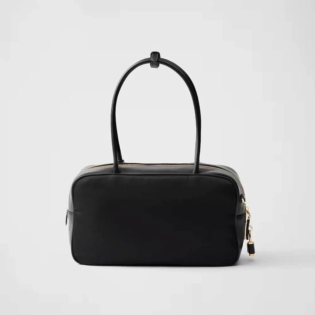 Prada Средняя сумка с верхними ручками из материала Re-Nylon и кожи с замком - фото 4