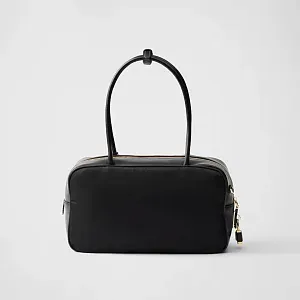 Prada Средняя сумка с верхними ручками из материала Re-Nylon и кожи с замком - фото 4