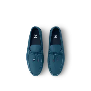 Louis Vuitton Мокасины LV Driver Dark Blue - фото 2