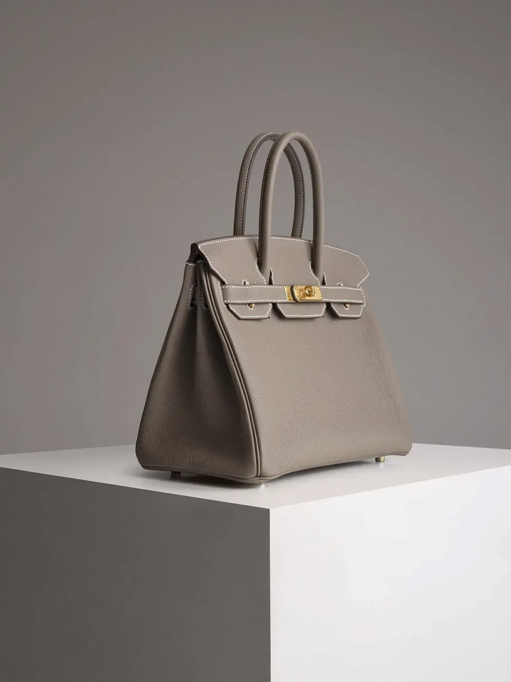 Hermès Сумка Birkin 30 Etoupe Togo Gold Hardware - фото 6