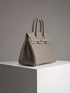 Hermès Сумка Birkin 30 Etoupe Togo Gold Hardware - фото 6