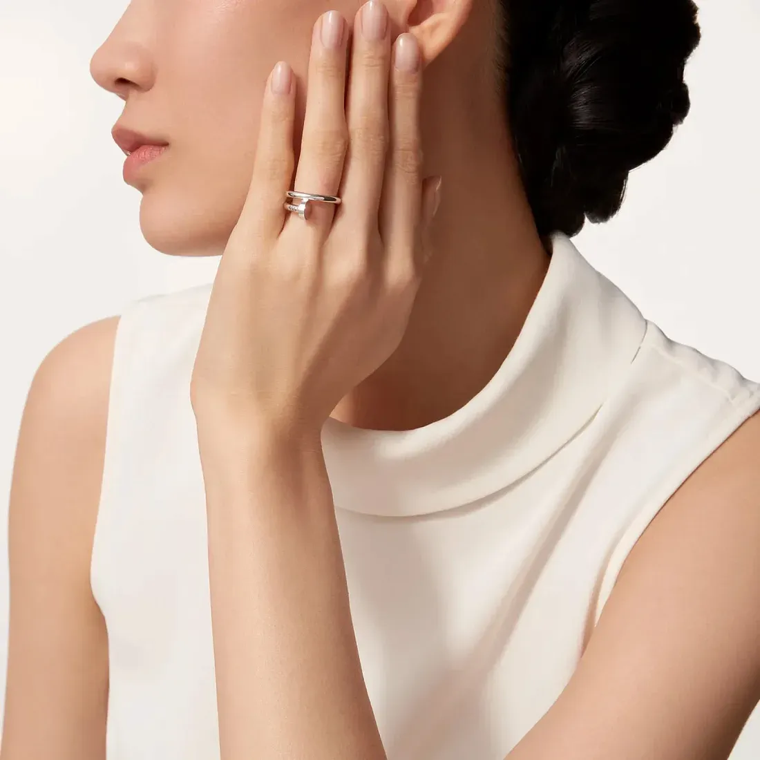Cartier Кольцо Juste Un Clou White Gold - фото 2