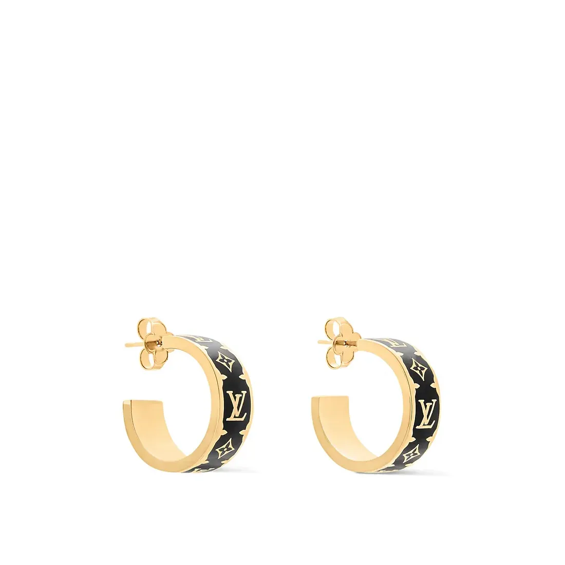 Louis Vuitton Серьги Nanogram Enamel Gold - фото 3