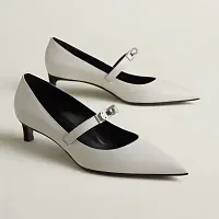 Hermès Туфли Kiara 40 Gris Clair - фото 1